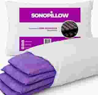 Travesseiro Soft Hightech Magnético Multicamadas Sonopillow - Terapêutico Modelo Tradicional Perfil Alto Com Altura Regulável