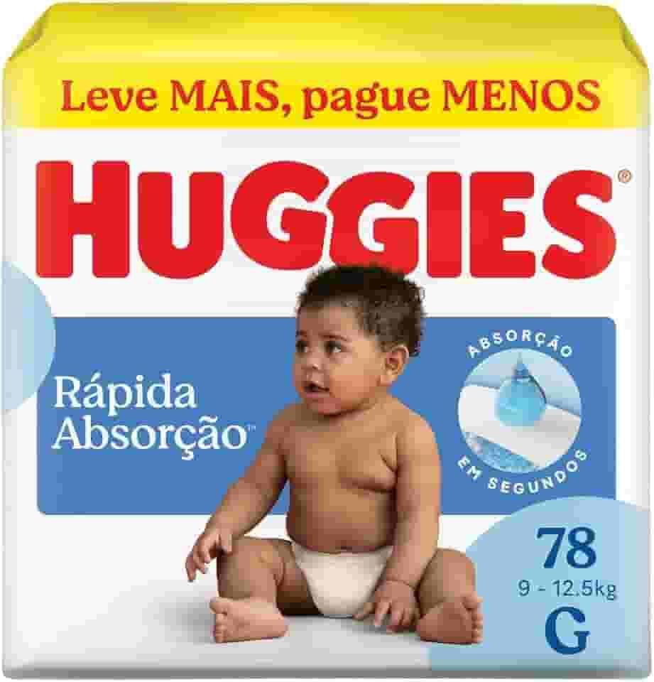 Fralda Huggies Tripla Proteção G - 78 fraldas