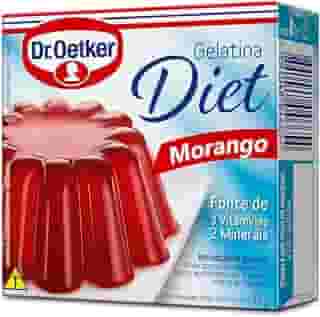 Dr.Oetker Dr. Oetker Gelatina Em Pó Diet Sabor Morango Sobremesa Com Sabor E Consistência Deliciosa Fácil De Fazer 12G