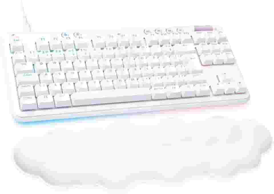 Teclado Mecânico Gamer Logitech G713 RGB LIGHTSYNC Com Switch GX Brown Tactile, Apoio para Mãos em Formato de Nuvem, Compatível Com PC e Mac, Layout ABNT