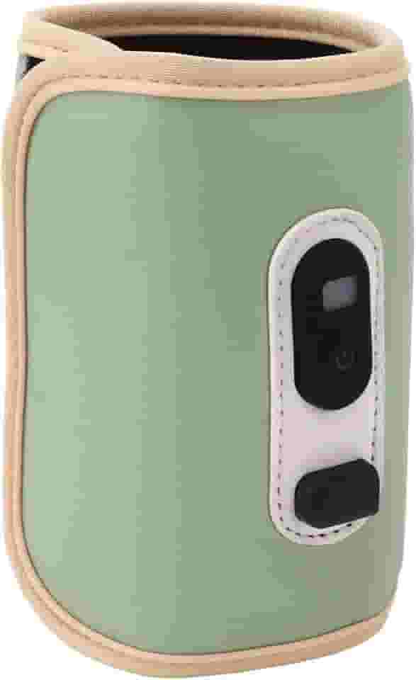 Generic Aquecedor de Garrafas USB Com Display Digital, 5 Velocidades, Protetor de Calor para Leite Materno, café Em Movimento, Leve, Rosa, 5,6 Onças (Verde)