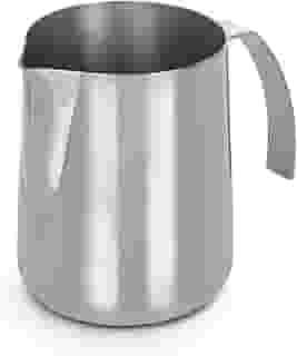 Leiteira Pitcher 600 ml Pressca produzida em aço inox excelente acabamento e ótima durabilidade. Jarra para vaporizar e espumar leite. Profissional e doméstico.