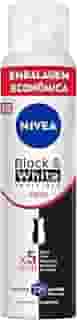 NIVEA Desodorante Aerossol Black & White INVISIBLE Clear 200ml - Proteção prolongada contra odor, suor e manchas