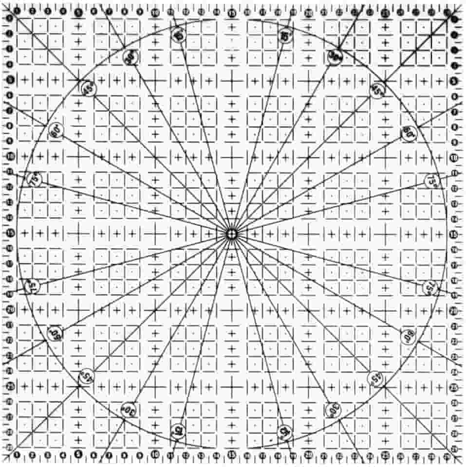 Régua 30x30cm Acrílico Para Artesanato Patchwork Scrapbook