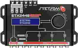 Processador de Audio Digital Stetsom STX2448 Equalizador Crossover 2 Canais 4 Vias Som Automotivo