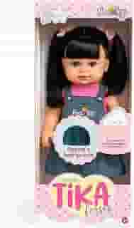 Boneca Tika Fala Frases – Cabelo Preto Liso | Educativa e Interativa – Nova Toys
