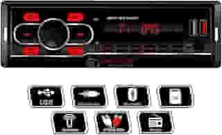 Som Automotivo Carro Radio FM MP3 Bluetooth 2 Entradas USB SD Player