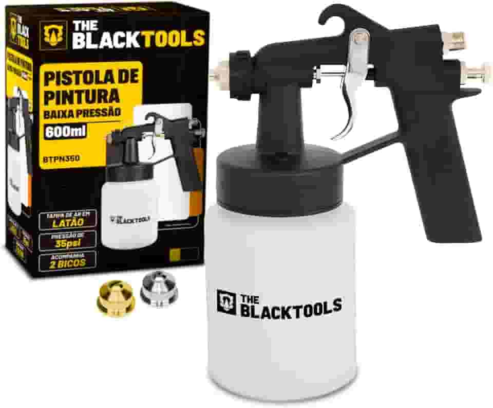 Pistola de Pintura Nylon Baixa Pressão - 600ML - BTPN350