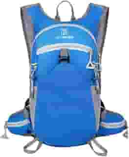 Mochila de Hidratação 2L Premium, Impermeável, com Bolsos Múltiplos e Apito de Emergência para Trilhas, Bike, Corrida, Camel bag