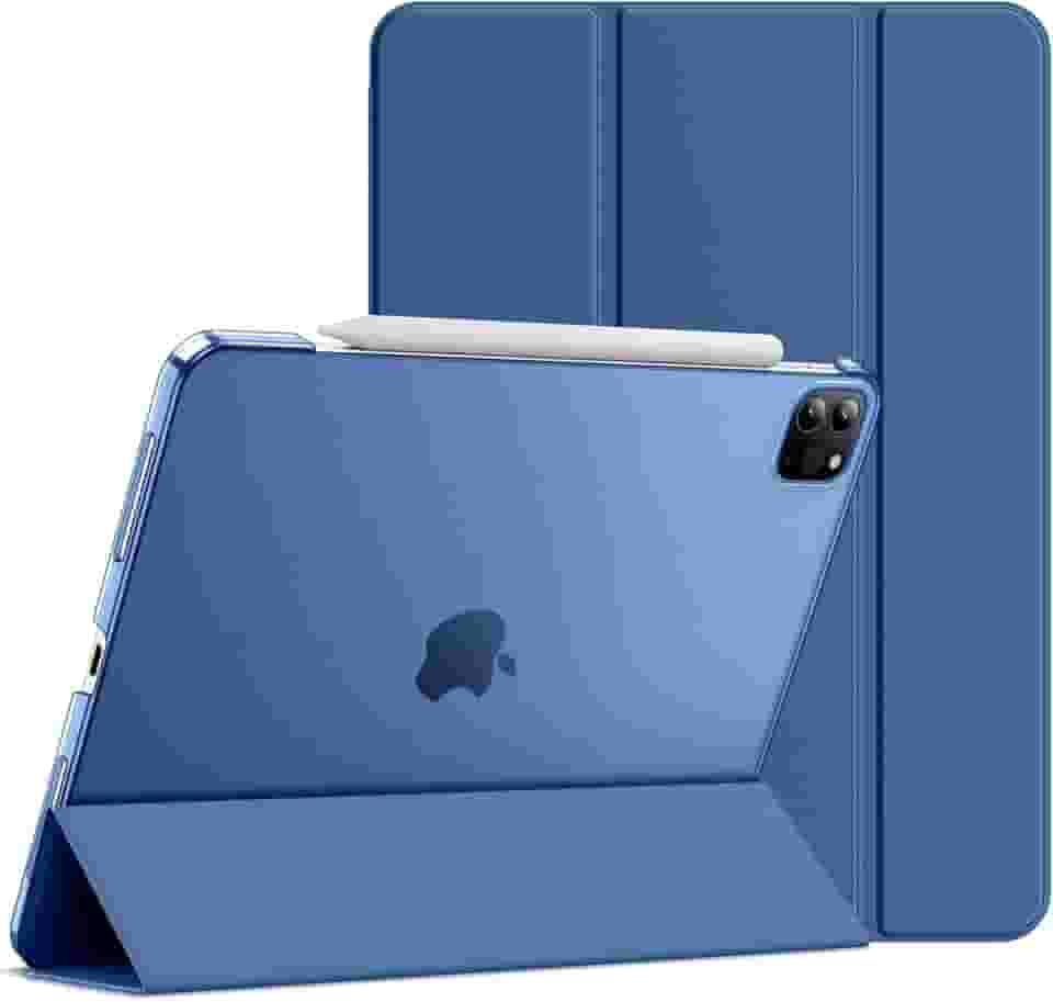 JETech Capa para iPad Pro 11 Polegadas, Modelo 2022/2021/2020/2018 (4ª/3ª/2ª/1ª Geração), Compatível com Pencil, Capa Despertar/Suspender Automático (Marinha)