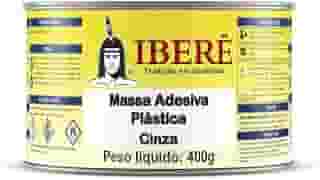 Massa Adesiva Plástica Cinza Ibere 400 g