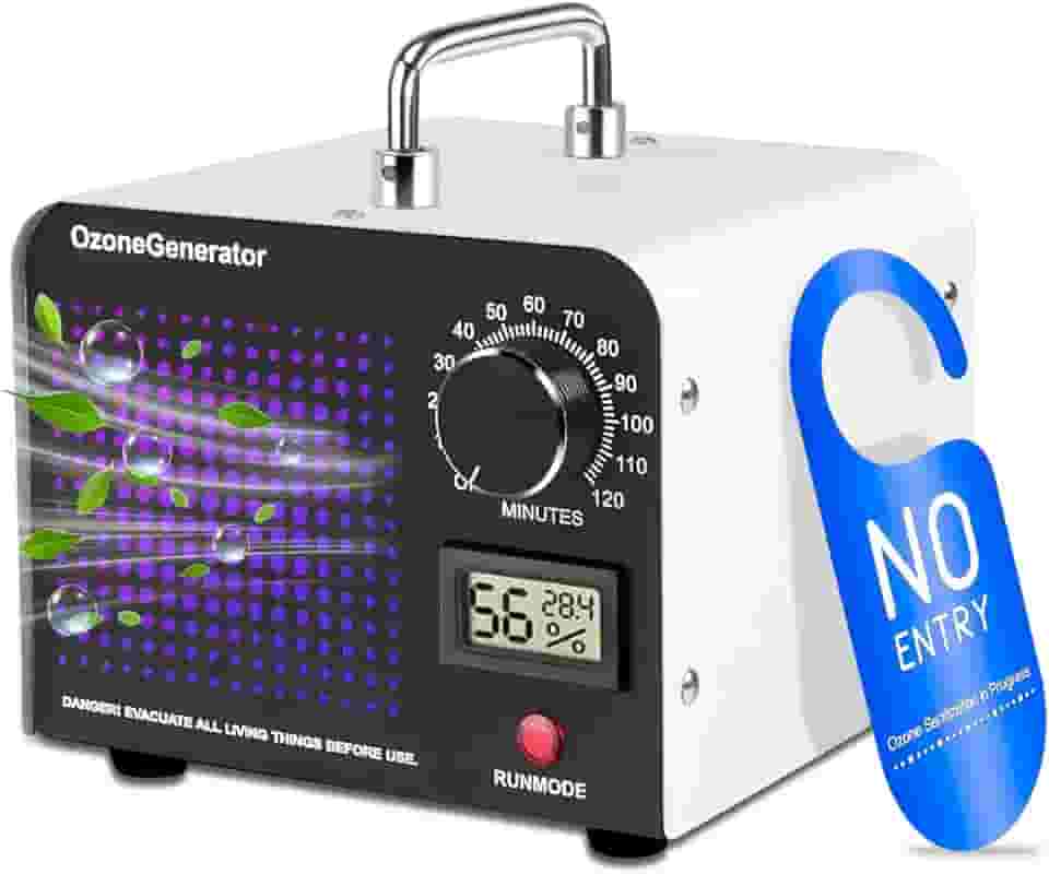 Gerador de Ozonio 68,000 Mg/H, Purificador de Ar 110V, Ozonizador de Ambiente, Ozonizador para Casa, Carro, Fazenda, Animais de Estimação