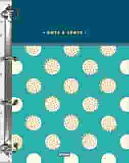 Jandaia - Caderno Argolado Cartonado Colegial Dots & Spots 160 folhas