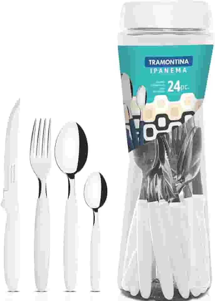 Faqueiro 24 Peças, Tramontina, Ipanema 23399891, Branco