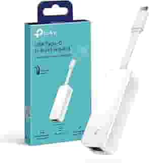 Adaptador de Rede TP-Link UE300C USB 3.0 tipo C para Ethernet Gigabit, Branco