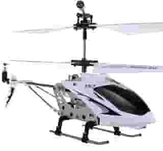 Syma S107G 3 Channel RC Helicopter with Gyro White and silver