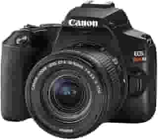 Câmera Canon SL3 DSLR com 24.1MP, 3', Gravação em Full HD - EF-S 18-55MM, Compacto