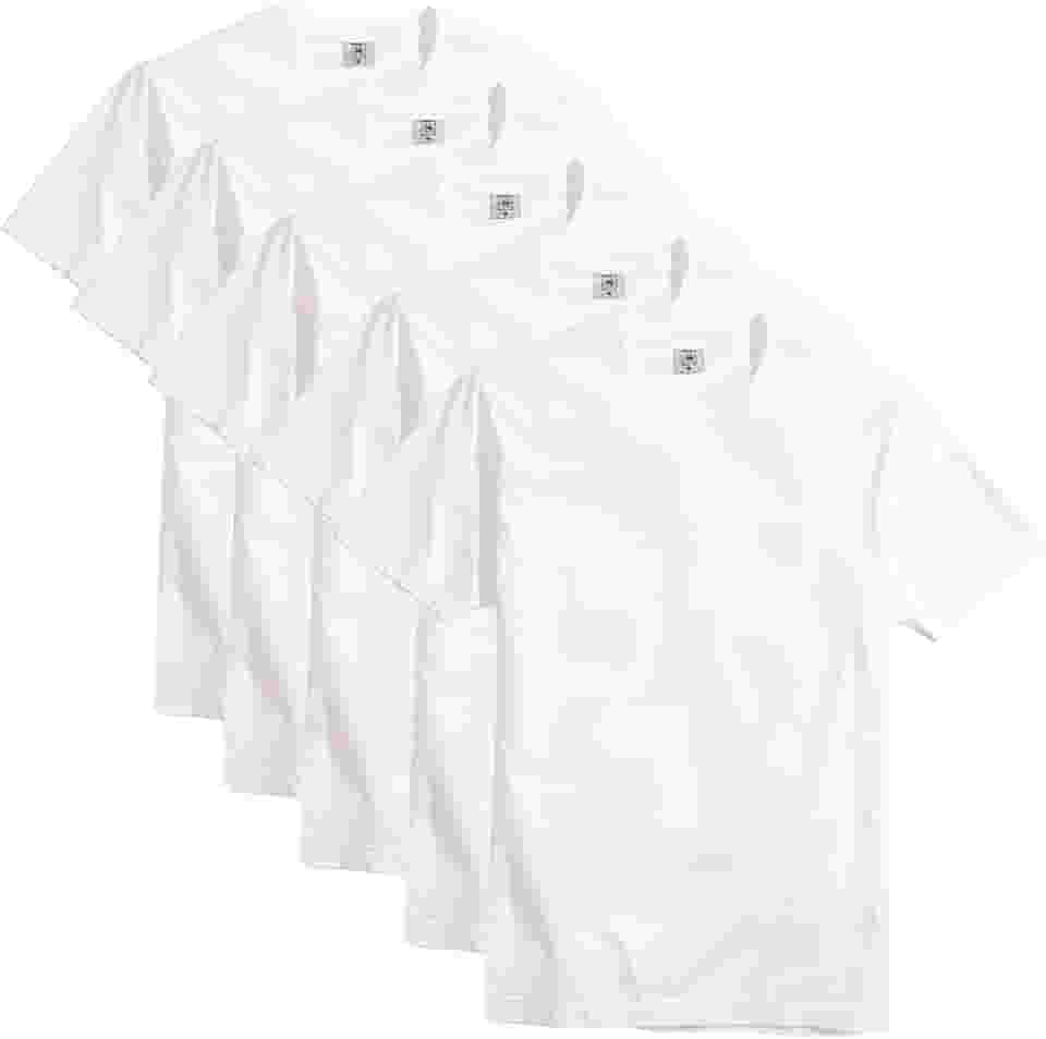 Kit com 5 Camisetas Masculina Básica Algodão Premium