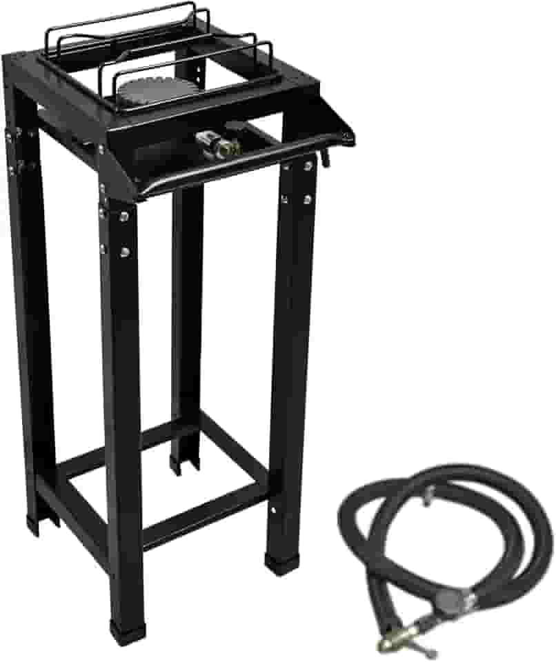 Fogão 1 Boca Industrial Alta Pressão Ferro Fundido Preto Roa