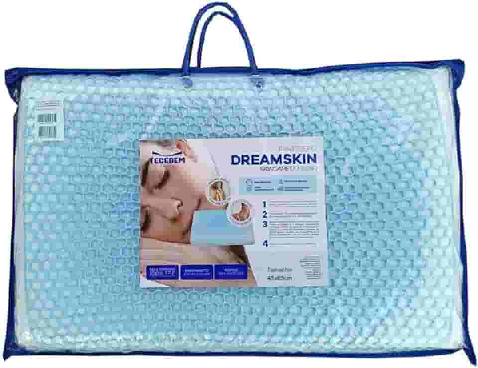 Travesseiro Tecebem Dreamskin Fibra Skincare Do Sono 0,45 x 0,65m Branco