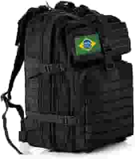 THURAM Mochila Tática 50L, Sistema MOLLE, Grande Capacidade para Trilhas, Acampamentos, Caça e Aventura - Mochila Resistente para 3 Dias de Emergência e Atividades ao Ar Livre