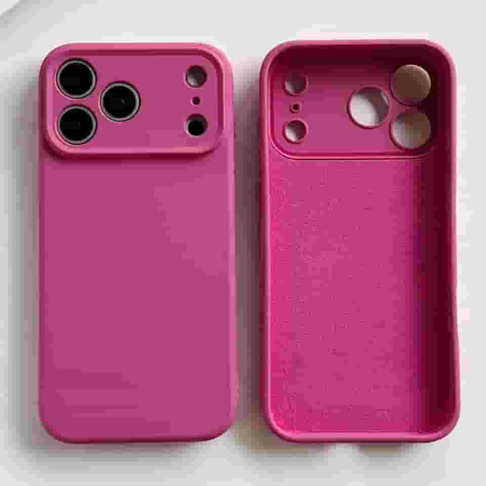 Capa de TPU para iPhone 17, 16 Pro Max, 17 Air, 16, 15 e 14 Pro, em silicone líquido TPU, da marca Pitaya.