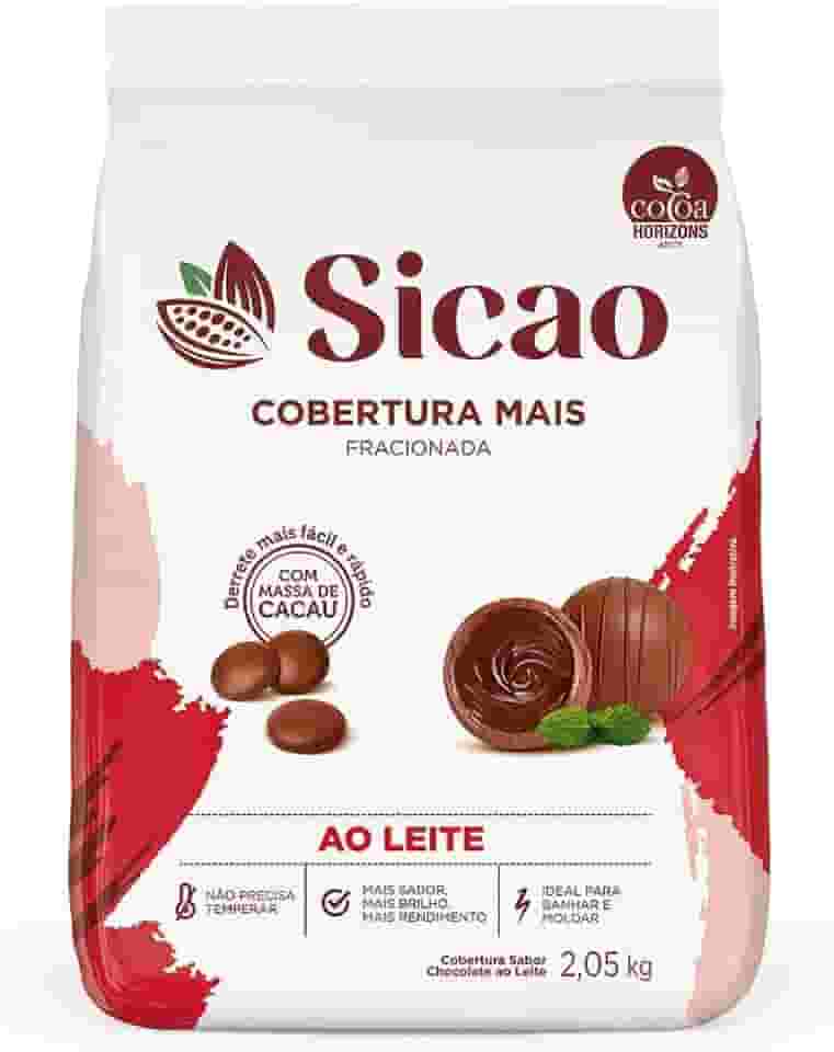 Cobertura Gotas Fracionada Chocolate ao Leite Mais 2,05kg - Sicao