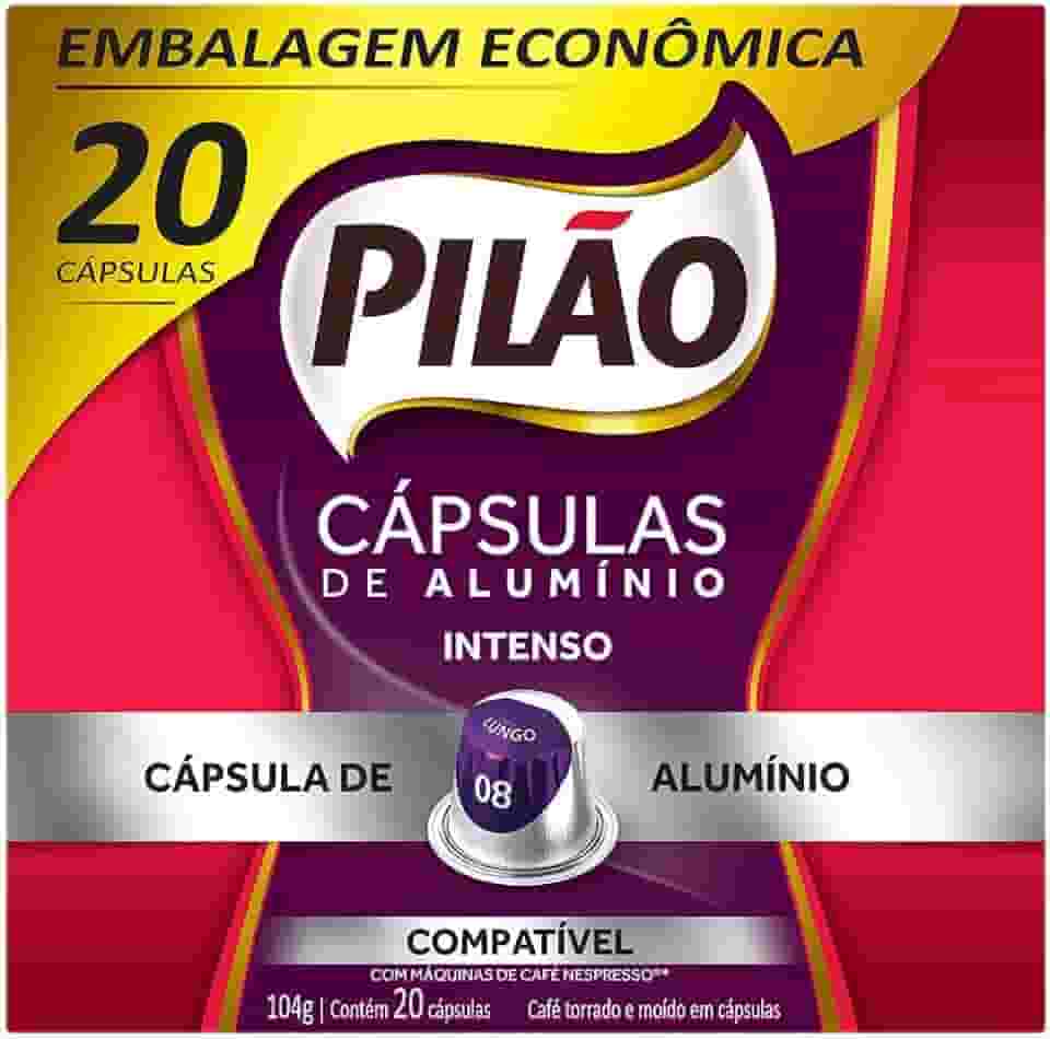 PILÃO Café Pilão Cápsula Intenso - com 20 Cápsulas - 104 Gramas