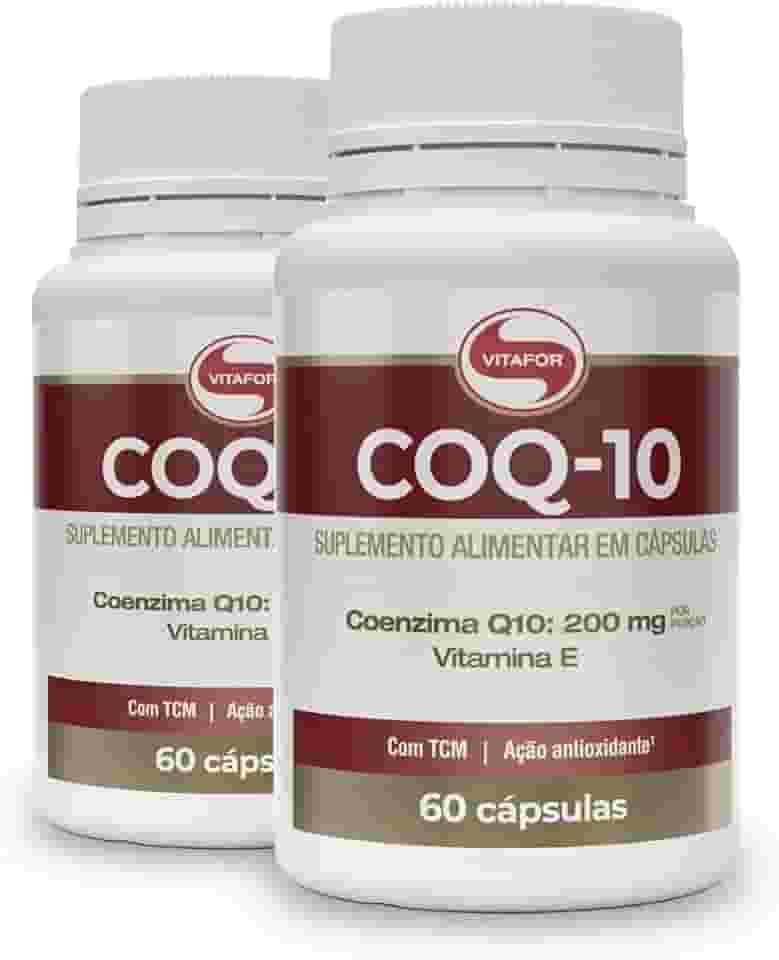 Kit 2 Coenzima Coq-10 Vitafor 60 cápsulas