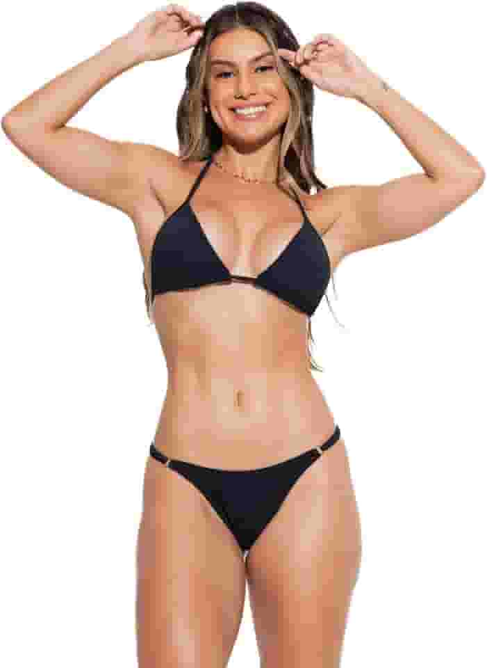 Biquíni Cortininha Regulagem Fio Duplo Marquinha Fita Verão Mvb Modas