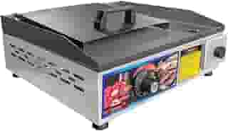 Chapa Elétrica com Abafador e Prensa Manual, 40x35cm, Termostato até 300°, 110V/220V, Sevefort Grill (110v)