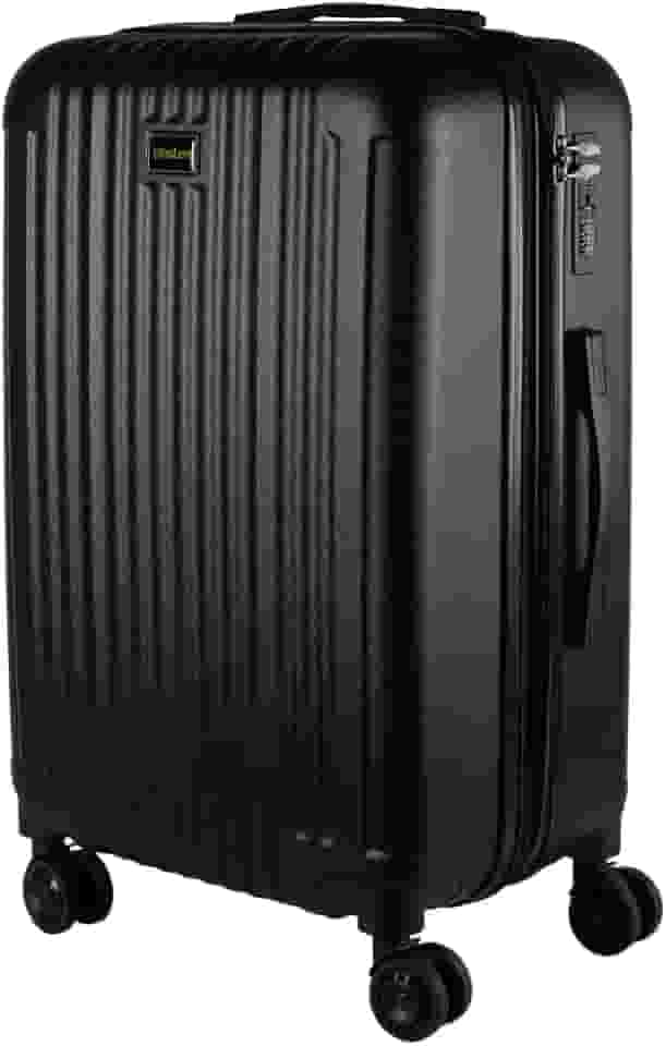 Mala Média em ABS Com 4 Rodas 360 - AeroMalas Paris (Preto)