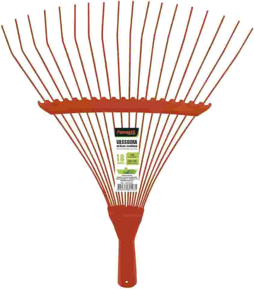 Vassoura Metal 18D Arame Fixa C/Cabo