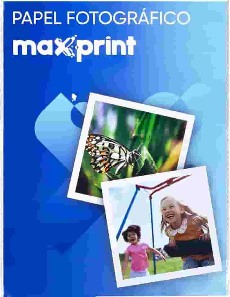 Papel Fotográfico Fosco A4 108g 100 Folhas – Maxprint