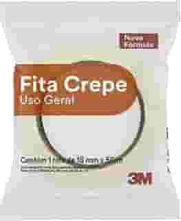 3M, Fita Crepe, 19mm X 50m, 1 unidade