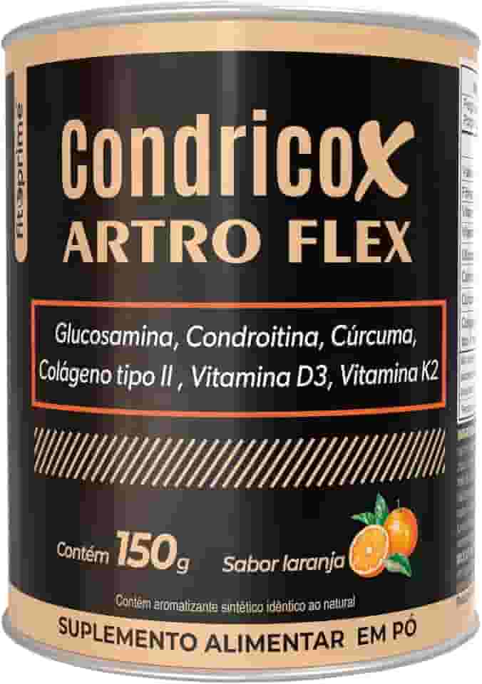 Condricox Artro Flex Pó Solúvel 150g Glucosamina Condroitina Colágeno Tipo II Curcumina Vitamina D3 Vitamina K2