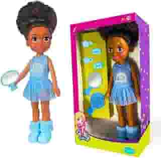Boneca Ginasta Shani, Amiga da Polly Pocket, 38cm, com Acessórios