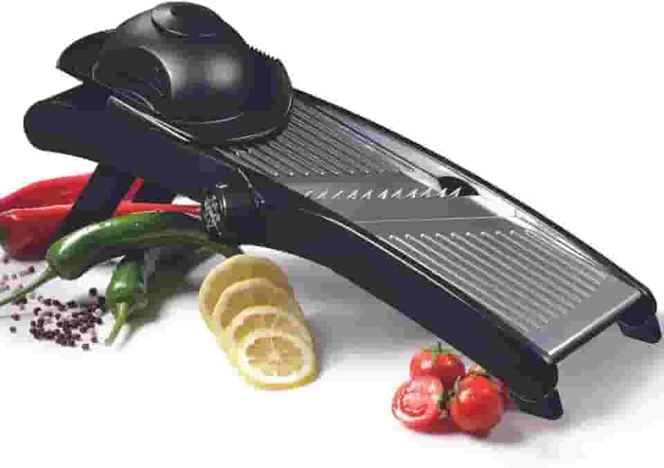 Mandoline Aço Inox, Gedex ECO-722, Preto