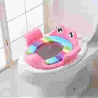 Redutor De Vaso Sanitário Sapinho Assento Infantil Rosa