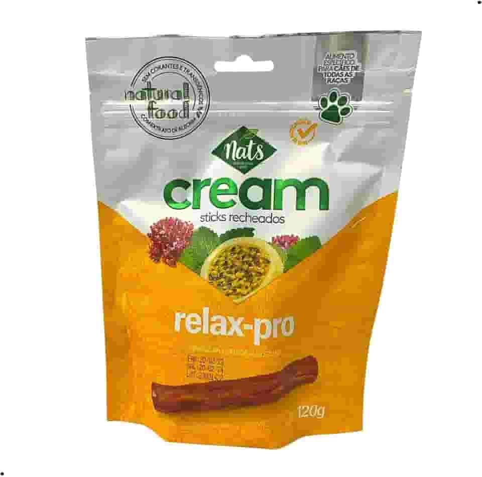 Bifinho Recheado Cream Relax-Pro Nats p/ Cães 120g