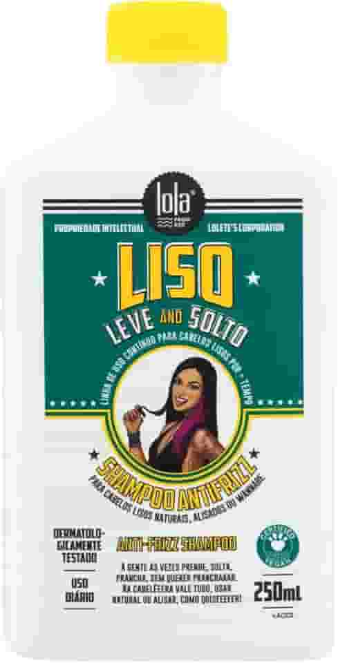 Liso Leve e Solto Shampoo 250ml , Lola Cosmetics