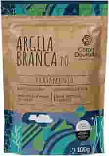 Corpo Dourado Argila Branca em Pó | Clareamento e suavização da pele | 100g