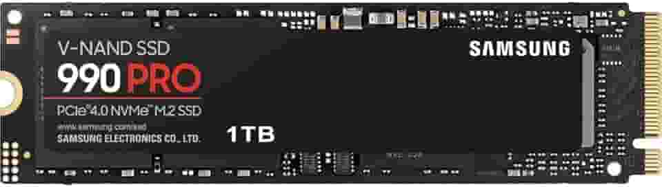 SSD Samsung 990 PRO 1TB NVMe M.2 2280 (Leitura até 7450MB/s e Gravação até 6900MB/s)