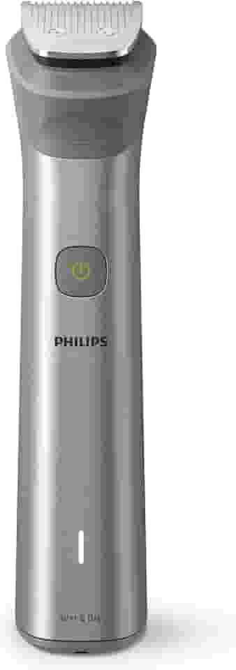 Aparador de Pelos Multigroom 12 em 1 Philips Series 5000 para Rosto, Corpo e Cabelos, Tecnologia BeardSense, À Prova d´água - Bivolt, Máquina de Barba MG5950/15
