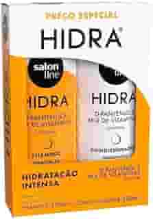 Salon Line, Kit Shampoo e Condicionador, Hidra D-Pantenol e Mix de Vitaminas, Vegano - Todos os Tipos de Cabelos, 300 ml cada