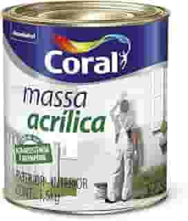 MASSA ACRÍLICA BRANCO 1,5KG - CORAL