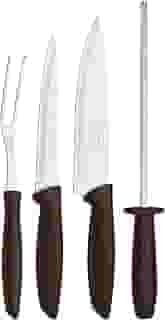 Kit Churrasco Inox 4pc Plenus Mar Tramontina Marron