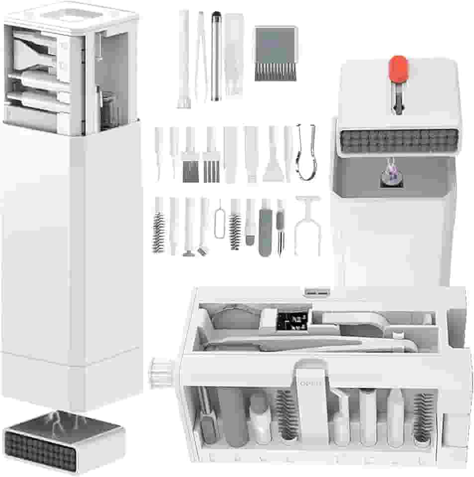 Kit De Limpeza De Celular 32 Em 1 Com Limpador De Portas E Cabos, Caneta Stylus, Ferramenta Sim, Escova De Alto-Falante, Limpador Multidispositivo Para Iphone, Samsung, Airpods, Macbook, La
