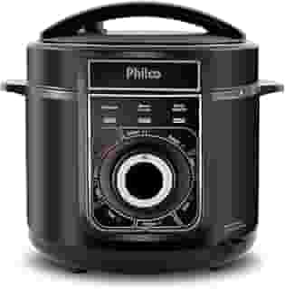 PANELA DE PRESSAO MULTIFUNCIONAL INOX PPP02PI 127V, PHILCO, Preto