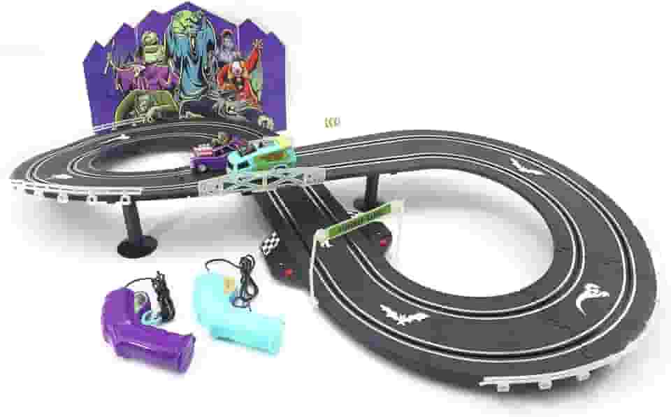 Pista Autorama Scooby-Doo, Brinquedo Infantil, Conjunto de Corrida com Carrinhos